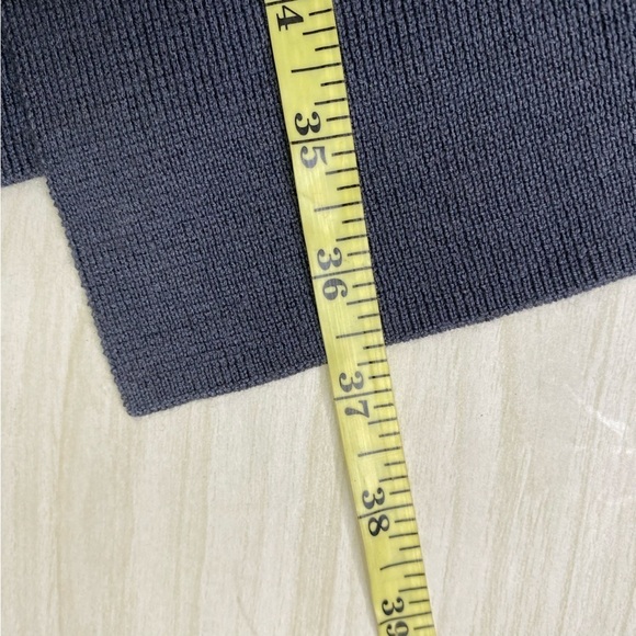 Universal Standard Gray Long line knee length Open Cardigan Sweater size 2XS - Picture 6 of 11